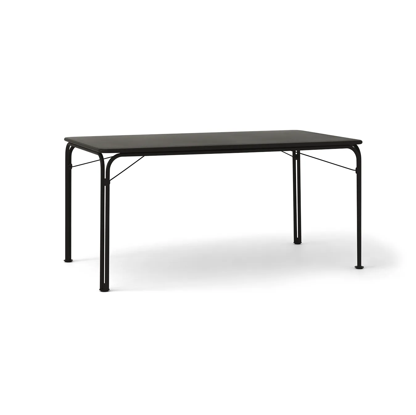 Thorvald SC113 matbord, Warm black, 160 cm &Tradition