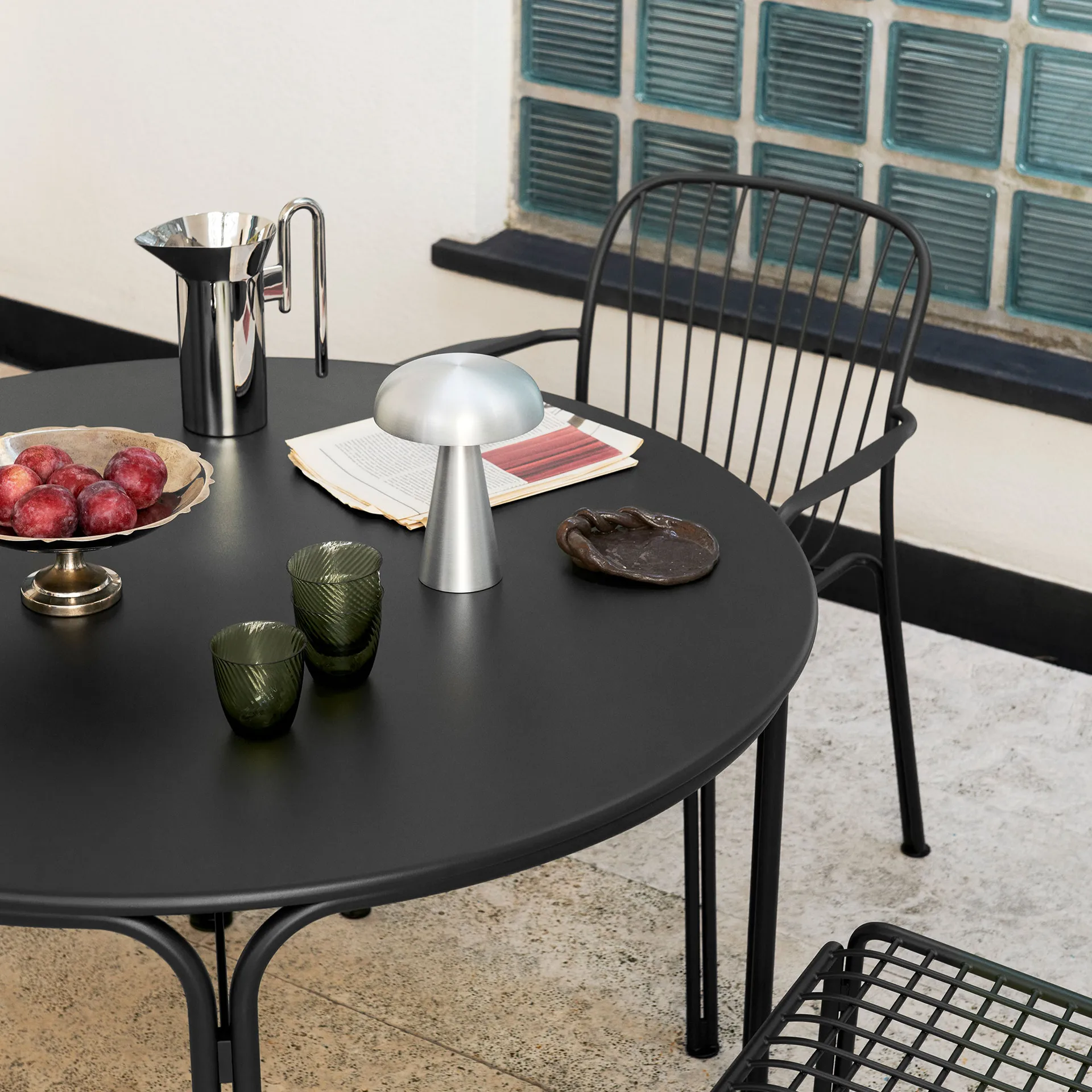 Thorvald SC98 matbord Ø115 cm, Black &Tradition