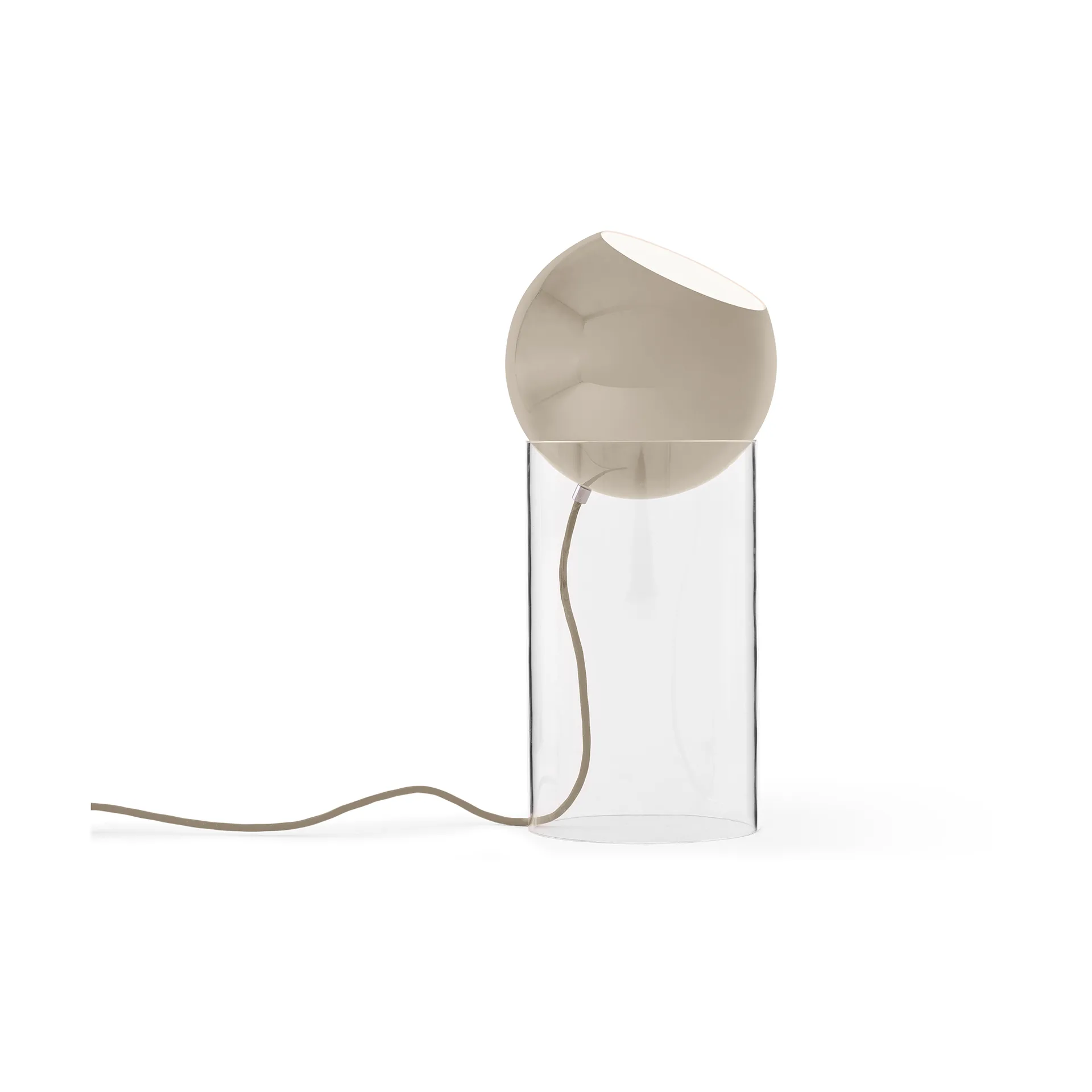 Topan VP14 golvlampa 46,5 cm, Clear-grey beige &Tradition