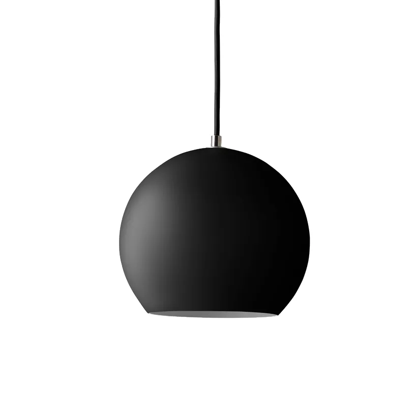 Topan VP6 lampa, Matt svart &Tradition