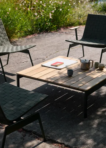 Ville Outdoor AV50 soffbord - Bronze green-teak - &Tradition