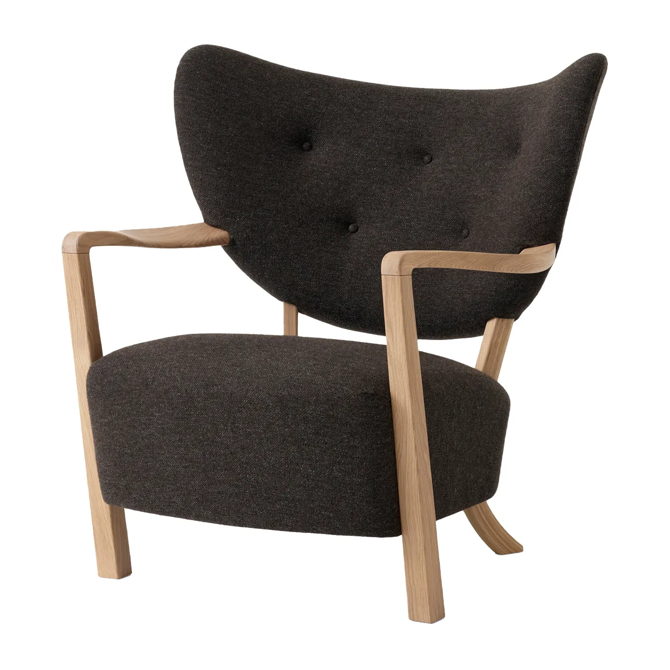 Wulff Lounge Chair ATD2 fåtölj, Oljad ek-Hallingdal &Tradition