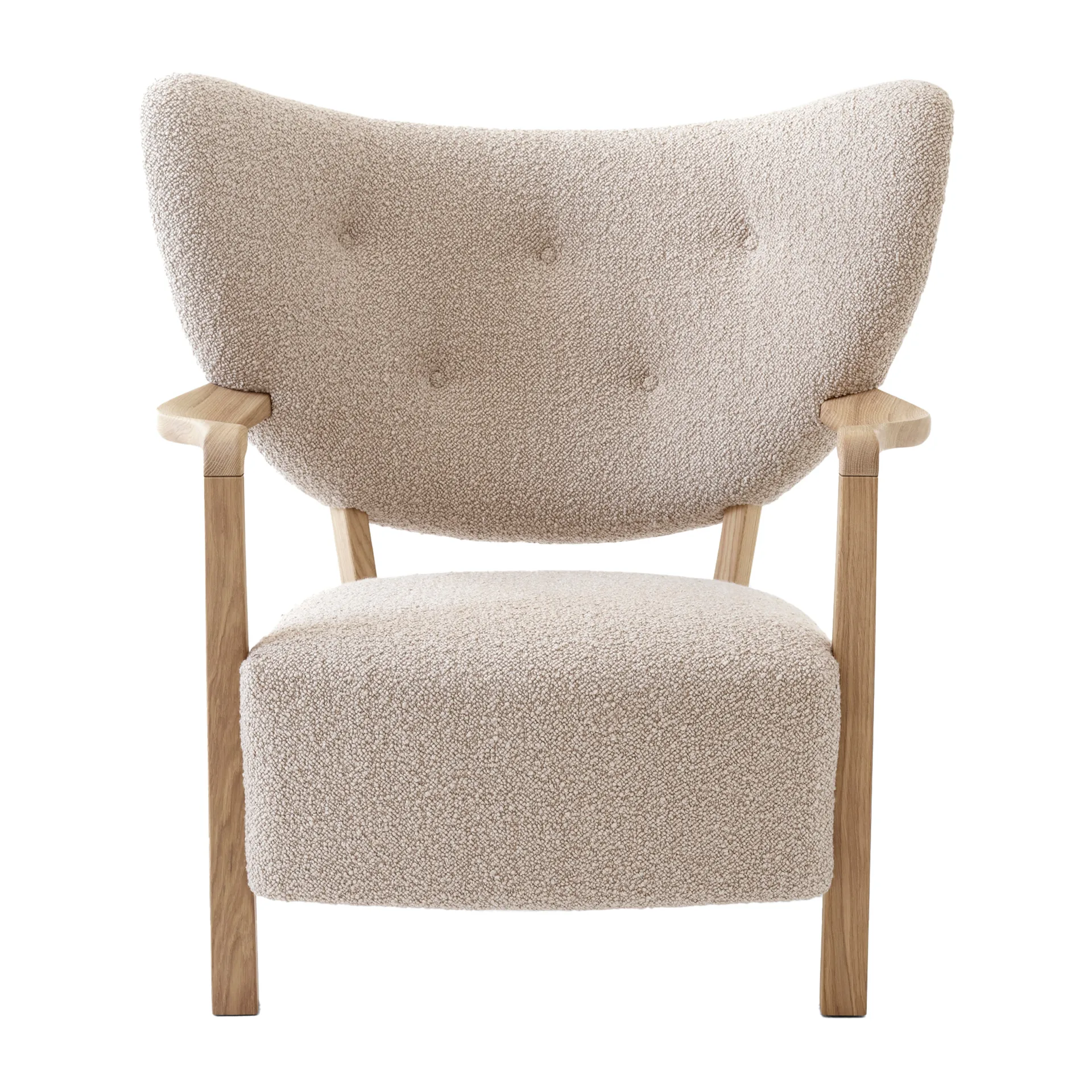 Wulff Lounge Chair ATD2 fåtölj, Oljad ek-Karakorum &Tradition