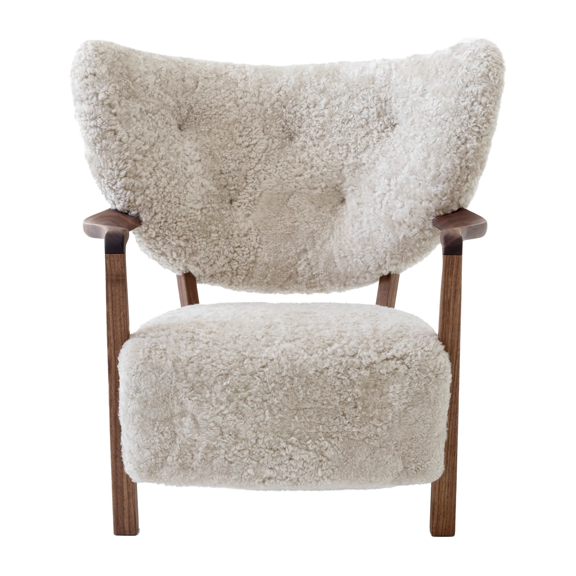 Wulff Lounge Chair ATD2 fåtölj, Oljad valnöt-Moonlight &Tradition