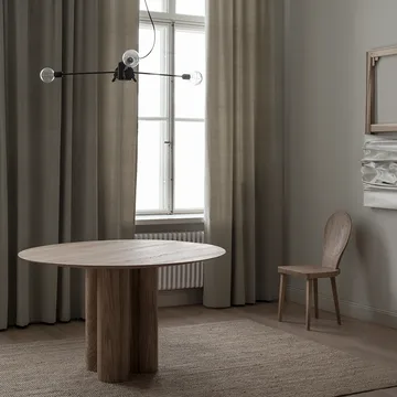 Hommage Grande matbord - Ek rökoljad Ø135 cm - Tre Sekel Möbelsnickeri