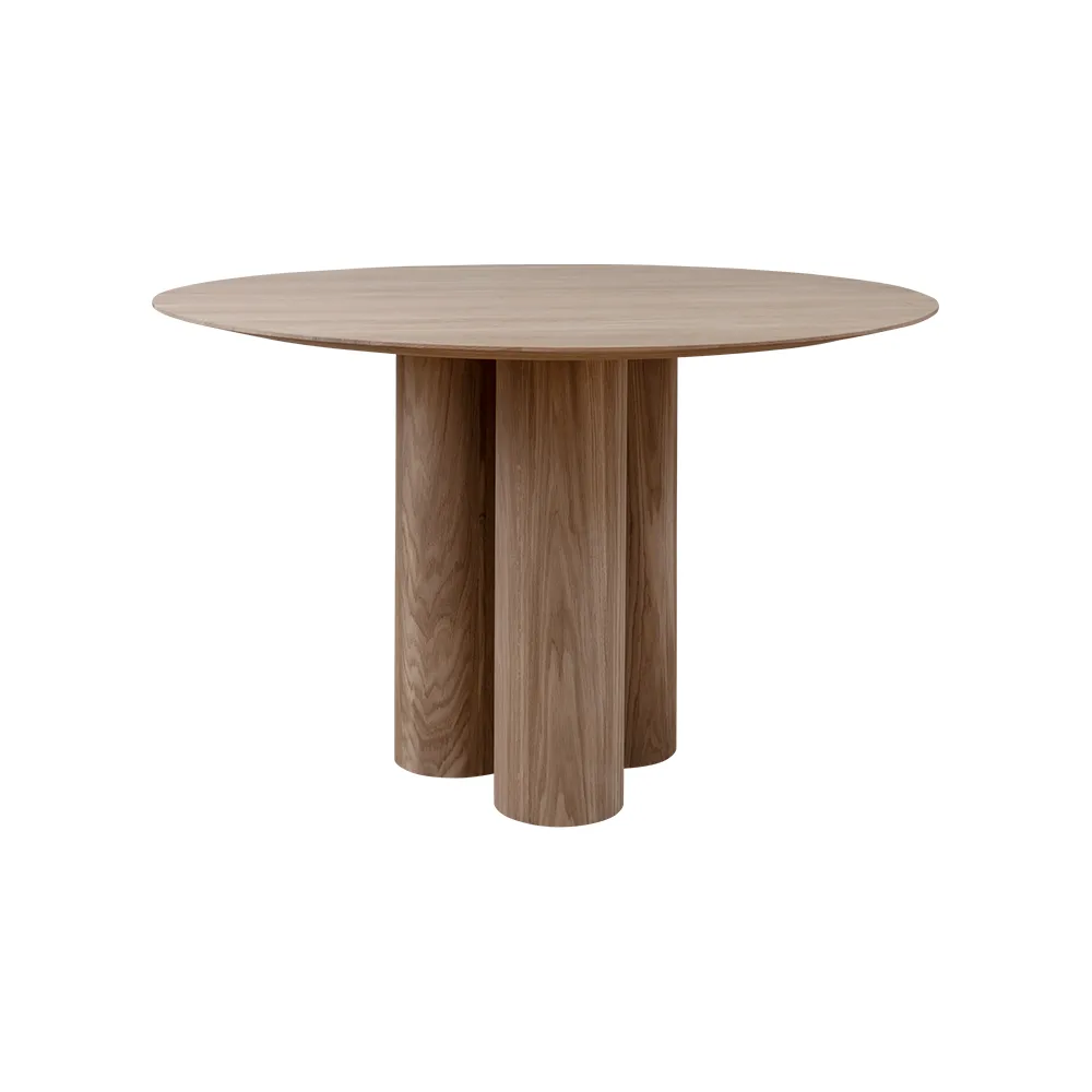 Hommage Grande matbord, Ek vitpigment hårdvax Ø120 cm Tre Sekel Möbelsnickeri