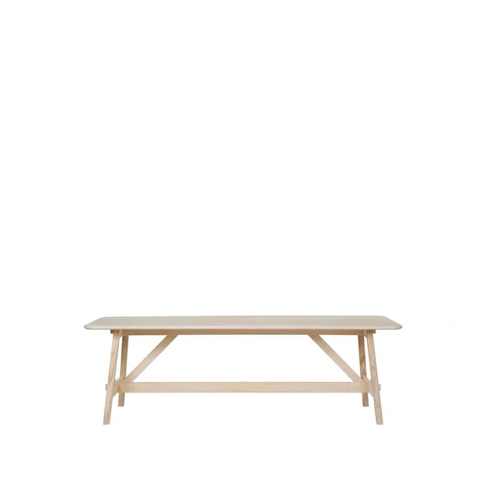Landala matbord, Klar hårdvaxolja ek 215x75 cm Tre Sekel Möbelsnickeri