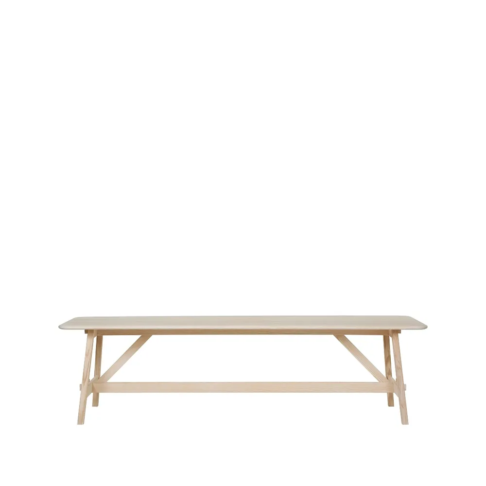 Landala matbord, Vitsåpad furu 270x75 cm Tre Sekel Möbelsnickeri