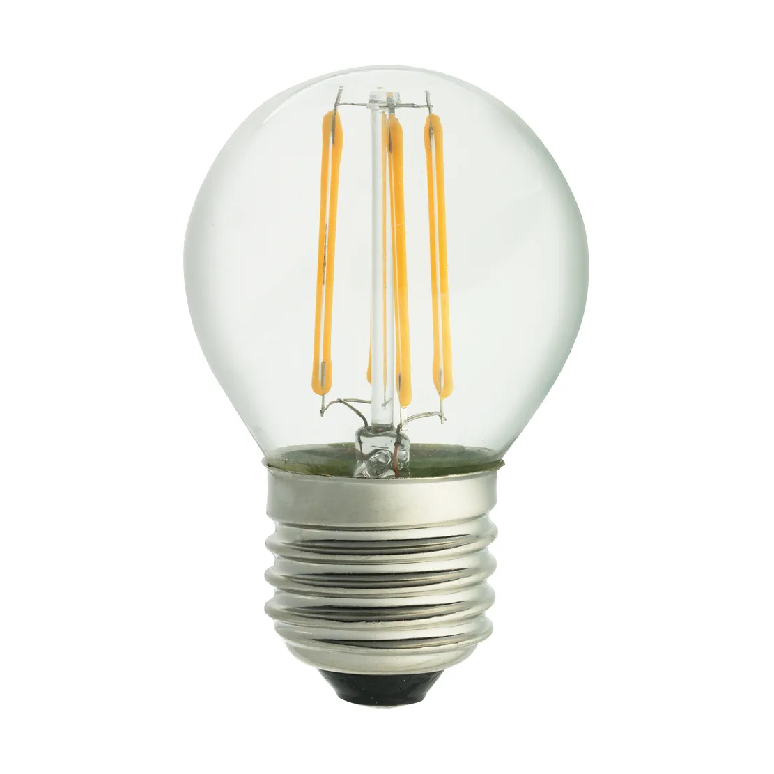 Klot klar dimbar ljuskälla minne E27, 2700K 470lm 4,5W Unison