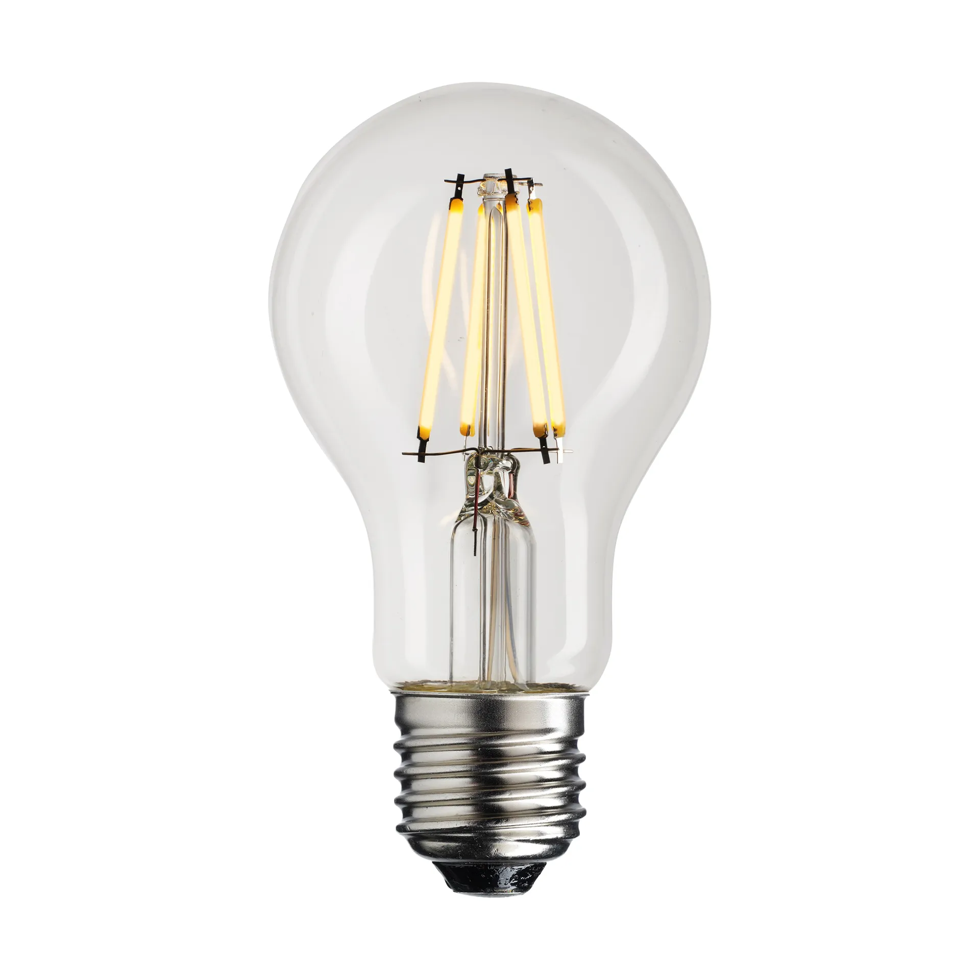 Normal klar dimbar ljuskälla minne E27, 2700K 806lm 7W Unison