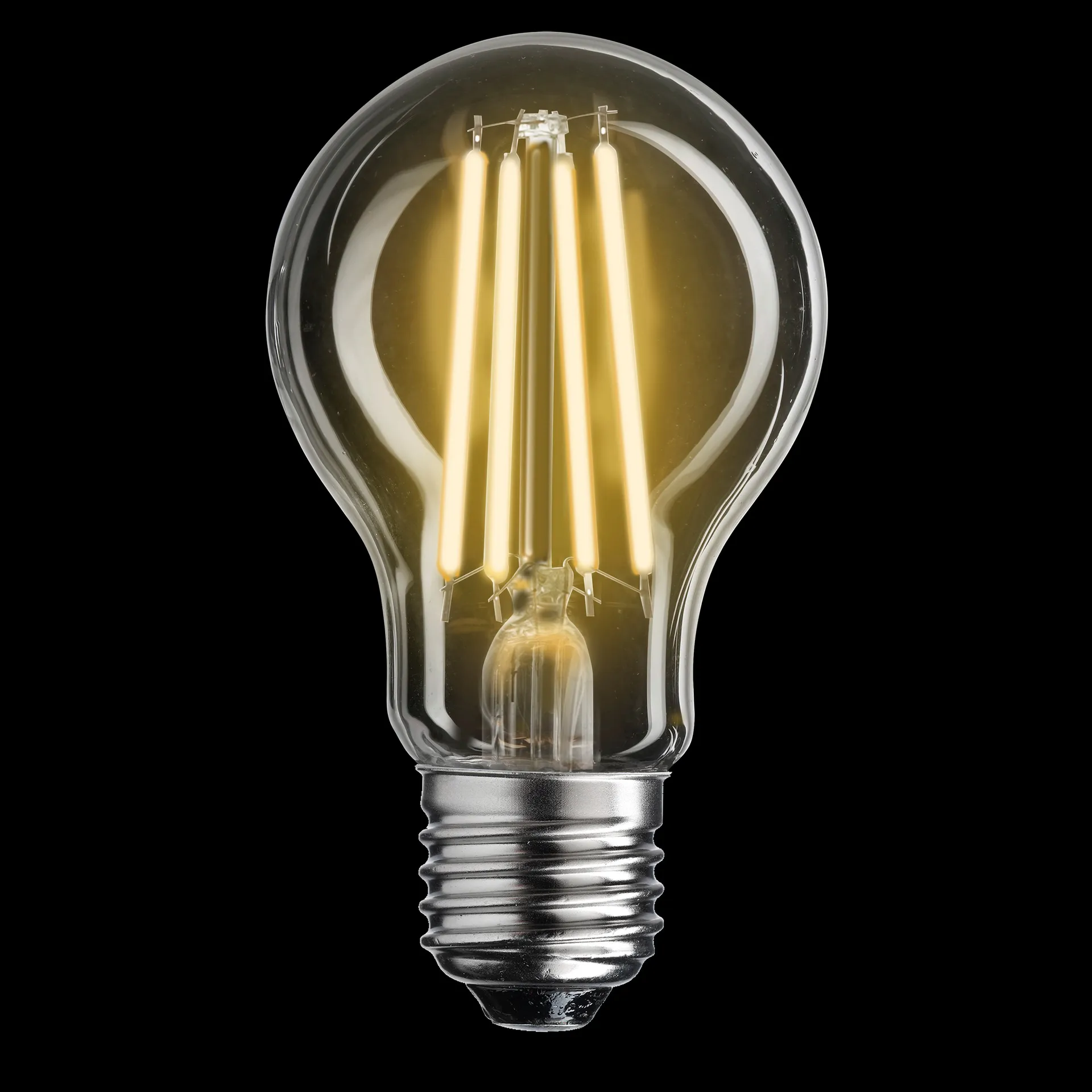 Uni-white normal klar dimbar ljuskälla E27, 2700K 700lm 8W Unison