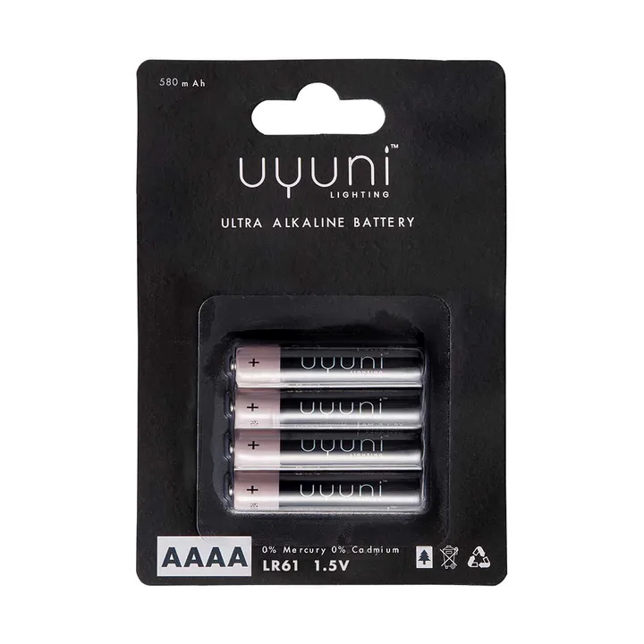 Uyuni Batteri 4-pack - AAAA - Uyuni Lighting