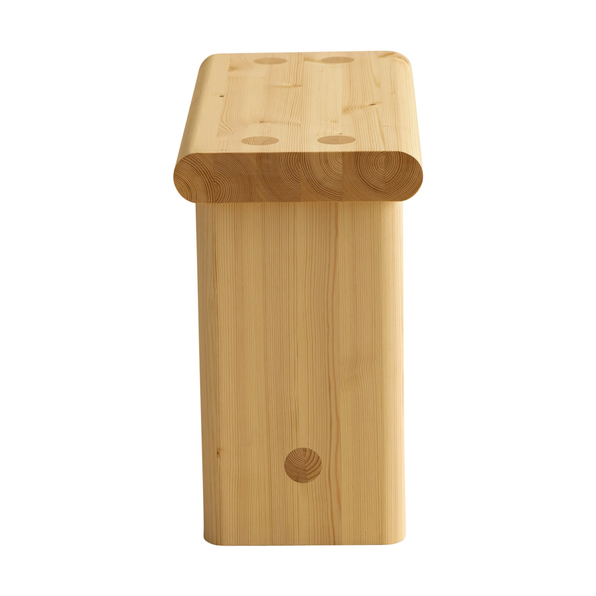 002 Ast Stool pall, Matt oljevaxad furu, 55x26x45 cm Vaarnii
