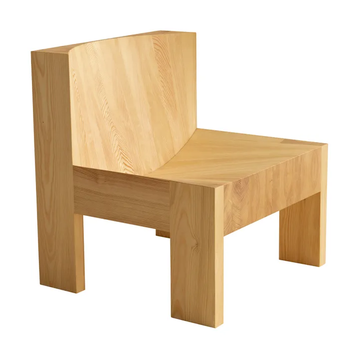 005 Lounge Chair loungestol - Matt oljevaxad furu - Vaarnii