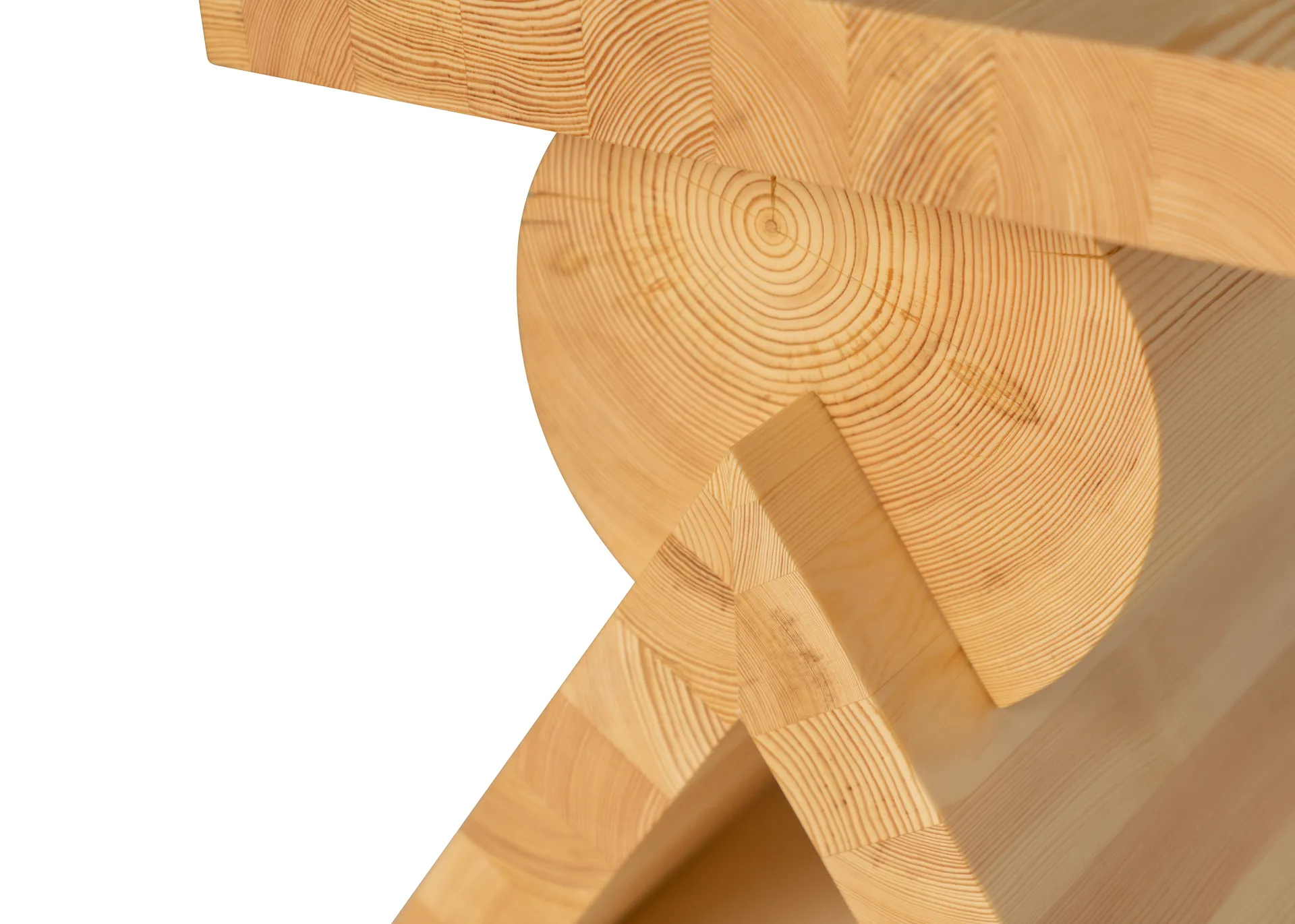 006 AA Side Table sidobord, Matt oljevaxad furu, 40x40x45 cm Vaarnii