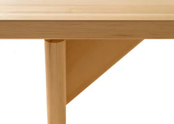 012 Kolmio Bench bänk - Matt oljevaxad furu, 227x42x45 cm - Vaarnii