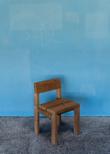 013 Osa Outdoor Dining Chair stol - Matt oljevaxad furu - Vaarnii