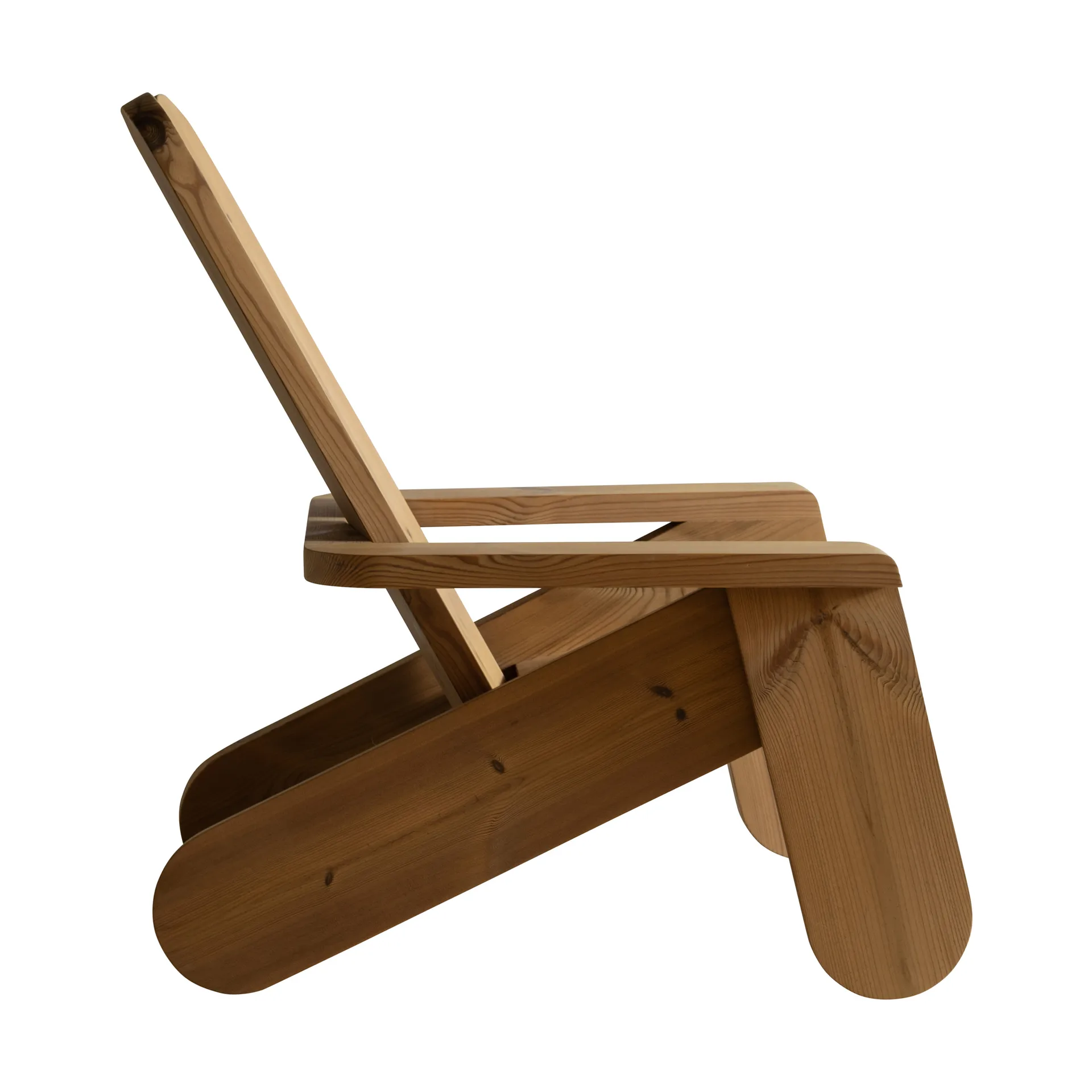 015 Peace Outdoor Lounge Chair loungestol, Värmebehandlad furu Vaarnii