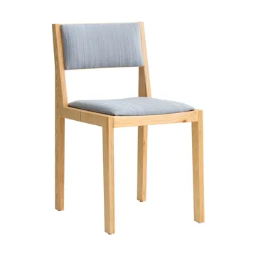 016 Maasto Dining Chair stol - Matt oljevaxad furu, framsidesklädd grå - Vaarnii