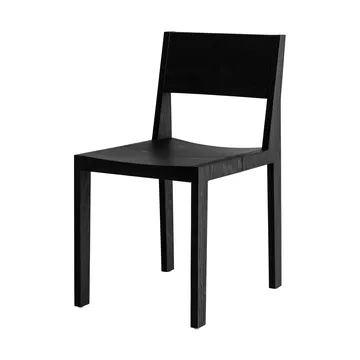 016 Maasto Dining Chair stol - Svartbetsad furu - Vaarnii