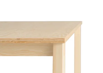 016 Maasto Table bord - Matt oljevaxad furu, 120x120x75 cm - Vaarnii