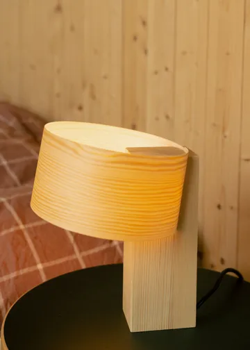 018 Hoop Table Lamp bordslampa - Matt oljevaxad furu, 23 cm - Vaarnii