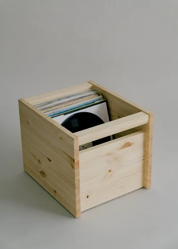 020 Koppa Crate förvaringslåda - Oljevaxad furu, large 38x43x36 cm - Vaarnii
