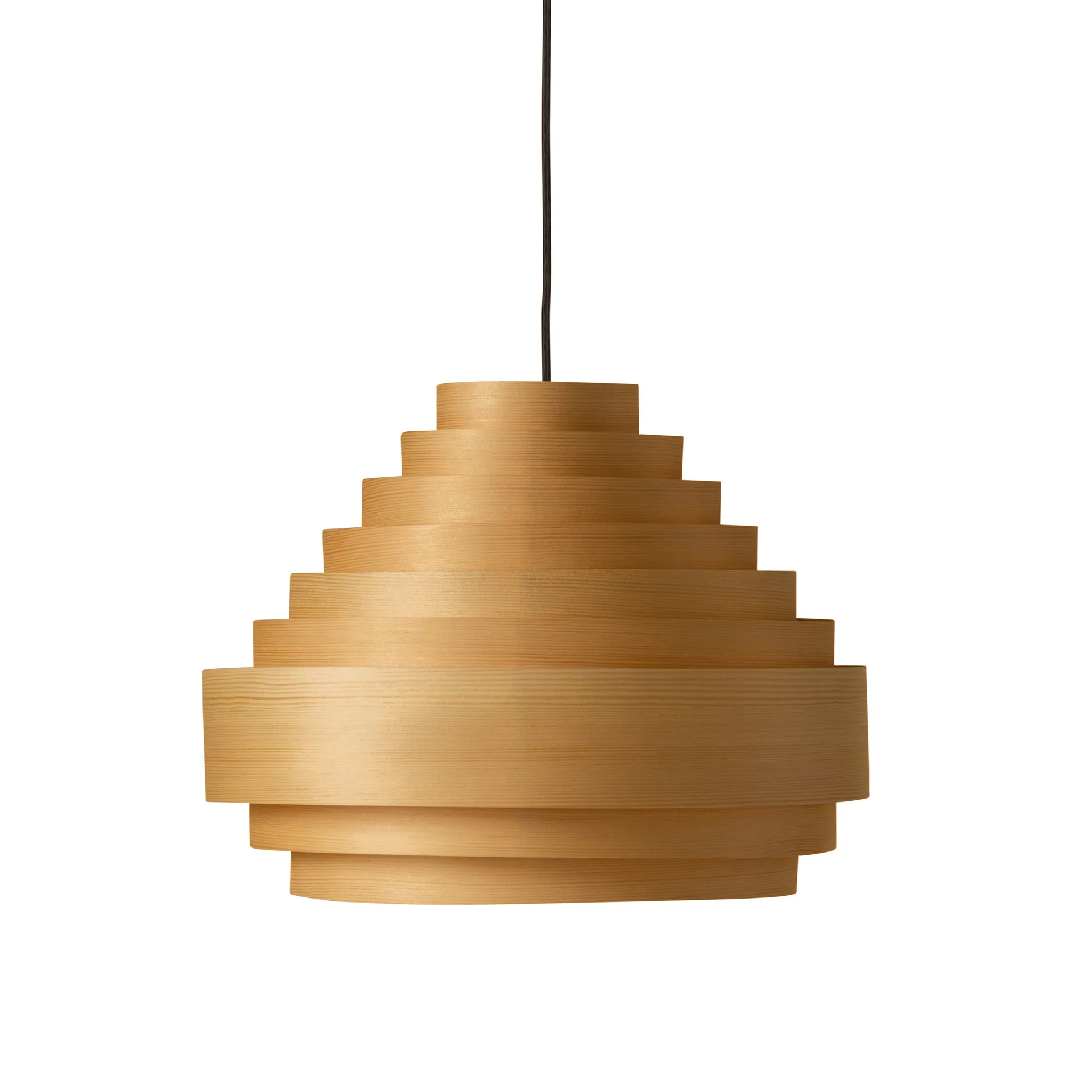 1001 Hans Pendant pendel, Matt oljevaxad furu, Ø38 cm Vaarnii