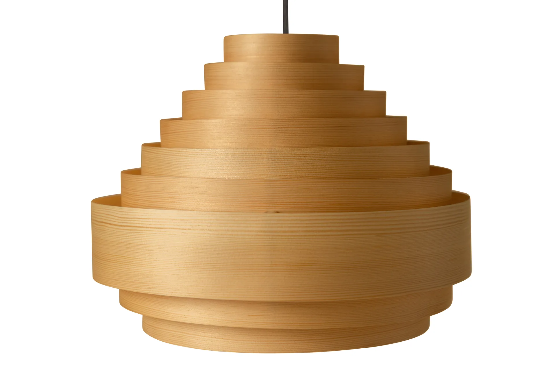 1001 Hans Pendant pendel, Matt oljevaxad furu, Ø38 cm Vaarnii