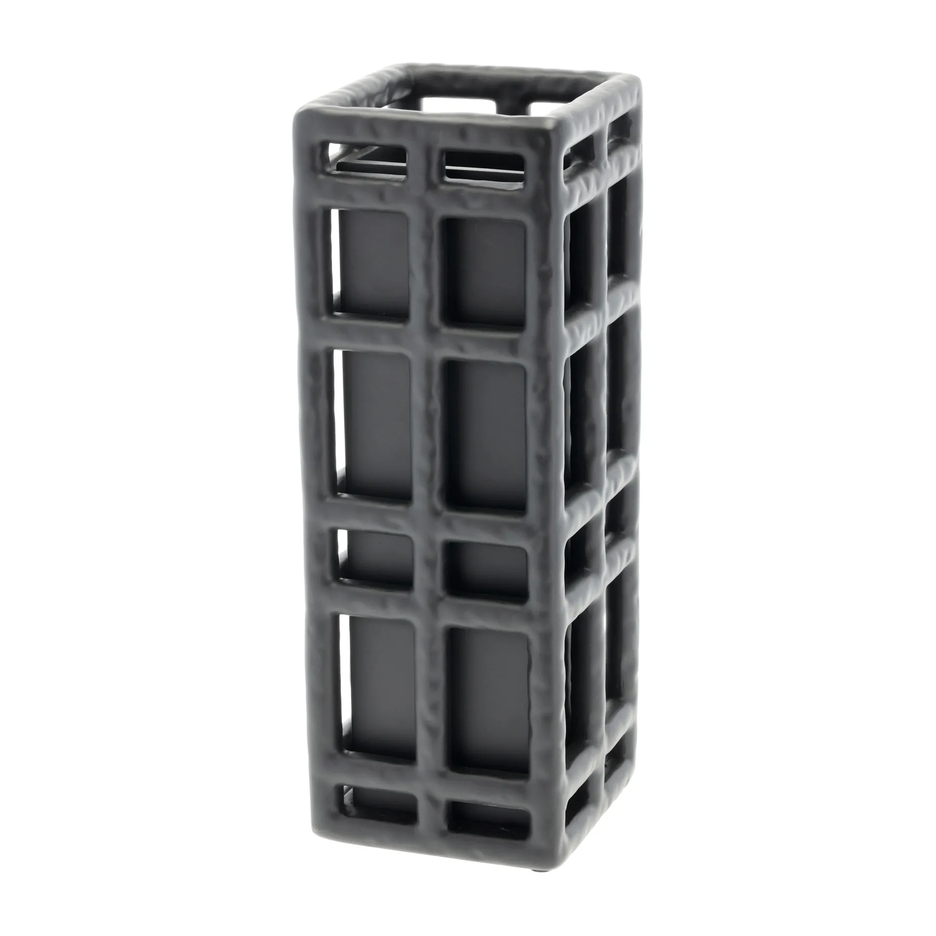 Lyng vas 11x11x30 cm, Black Villa Collection