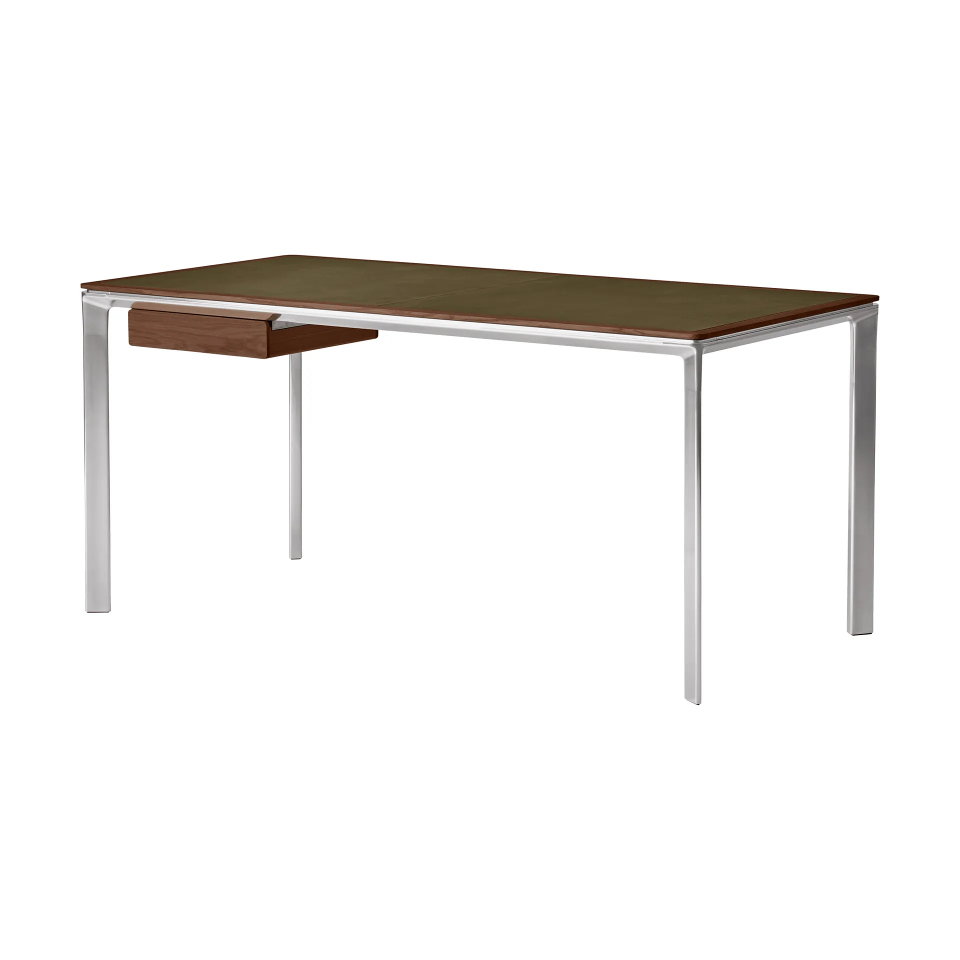 Vipp432 skrivbord, Bosco leather-walnut Vipp