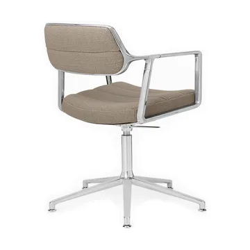 Vipp453+ Swivel kontorsstol - Pol. aluminium-dark sand - Vipp