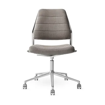 Vipp454+ Swivel chair kontorsstol med hjul - Tenzo-polished aluminium - Vipp