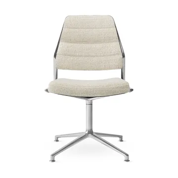 Vipp454 Swivel chair kontorsstol - Wavy-polished aluminium - Vipp