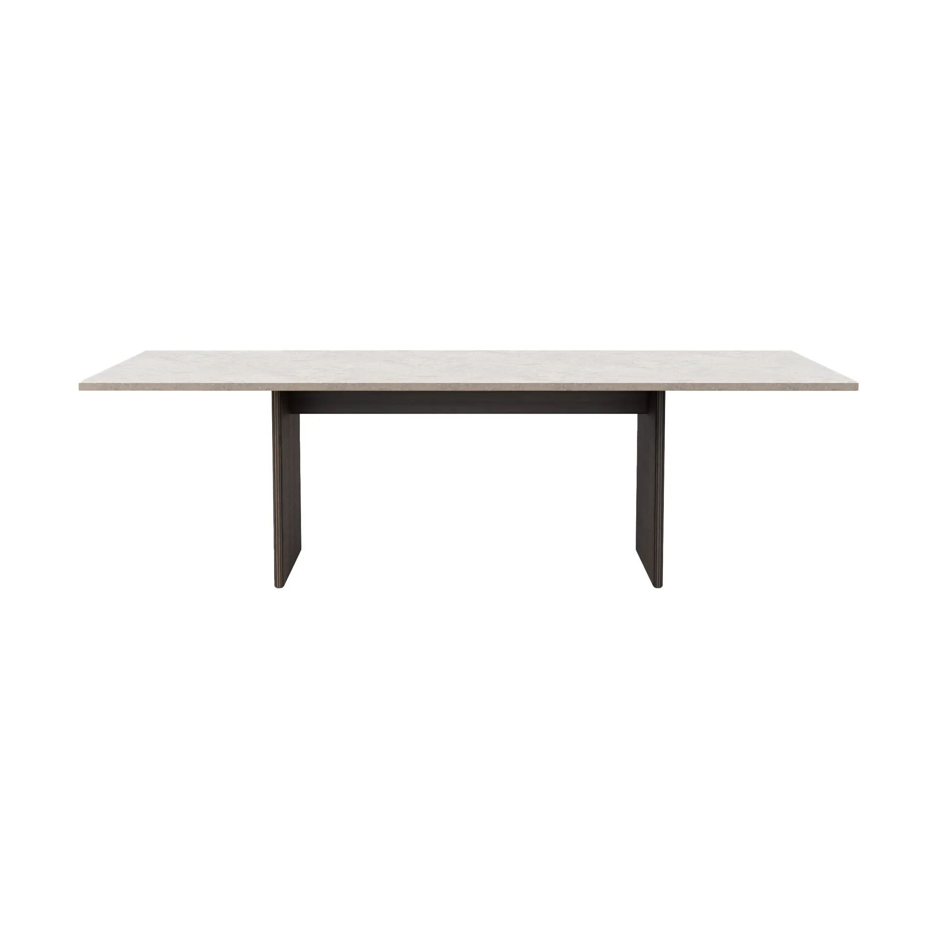 Vipp496 Cabin square bord, Jura Grau Blau-dark oak, 250x100x74 cm Vipp