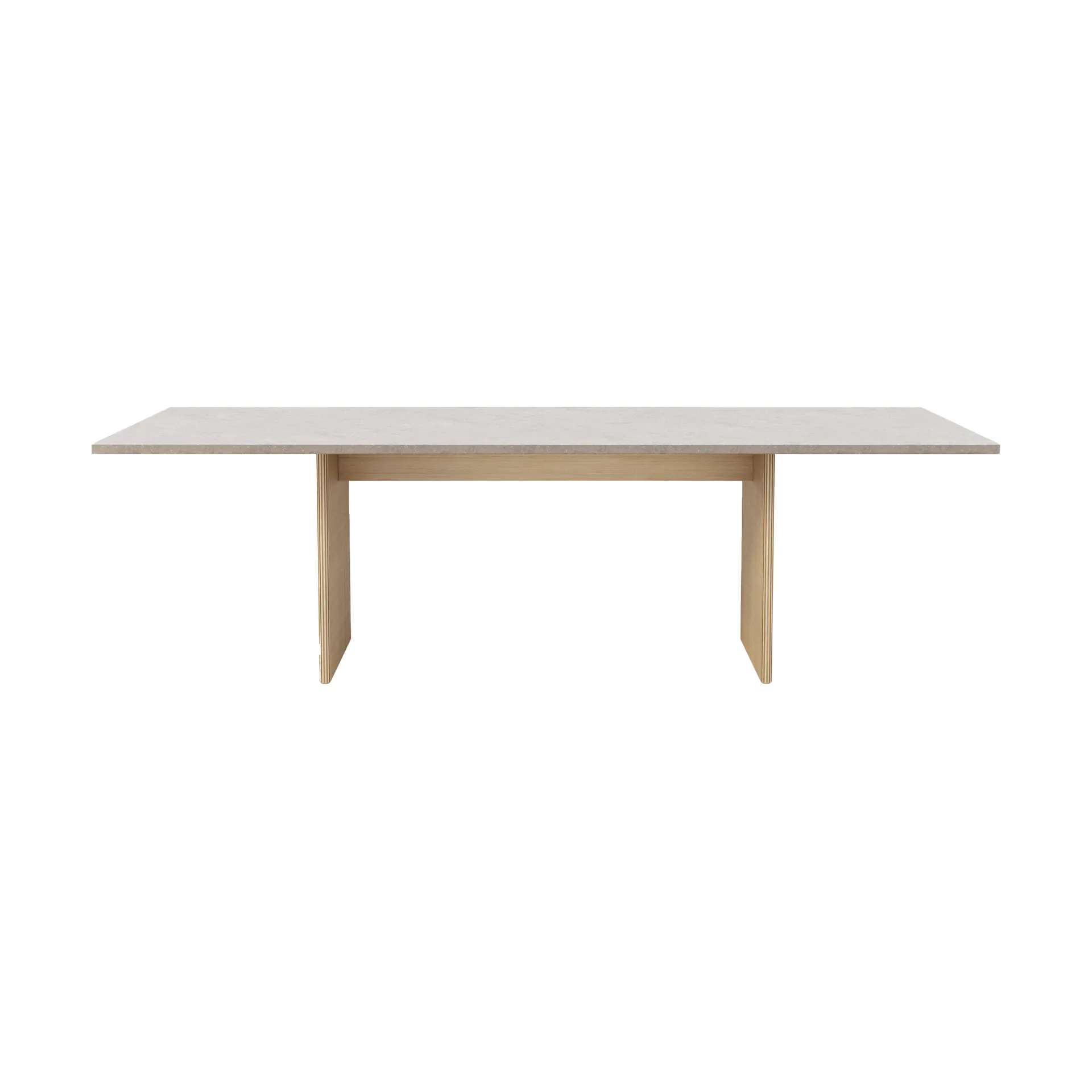 Vipp496 Cabin square bord, Jura Grau Blau-light oak, 250x100x74 cm Vipp