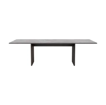 Vipp496 Cabin square bord - Pietra Grey-dark oak, 250x100x74 cm - Vipp