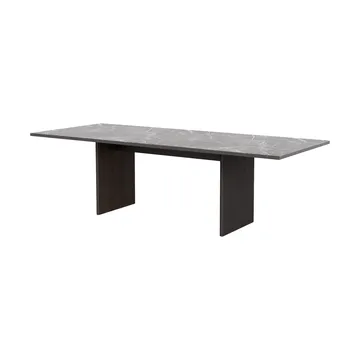 Vipp496 Cabin square bord - Pietra Grey-dark oak, 250x100x74 cm - Vipp