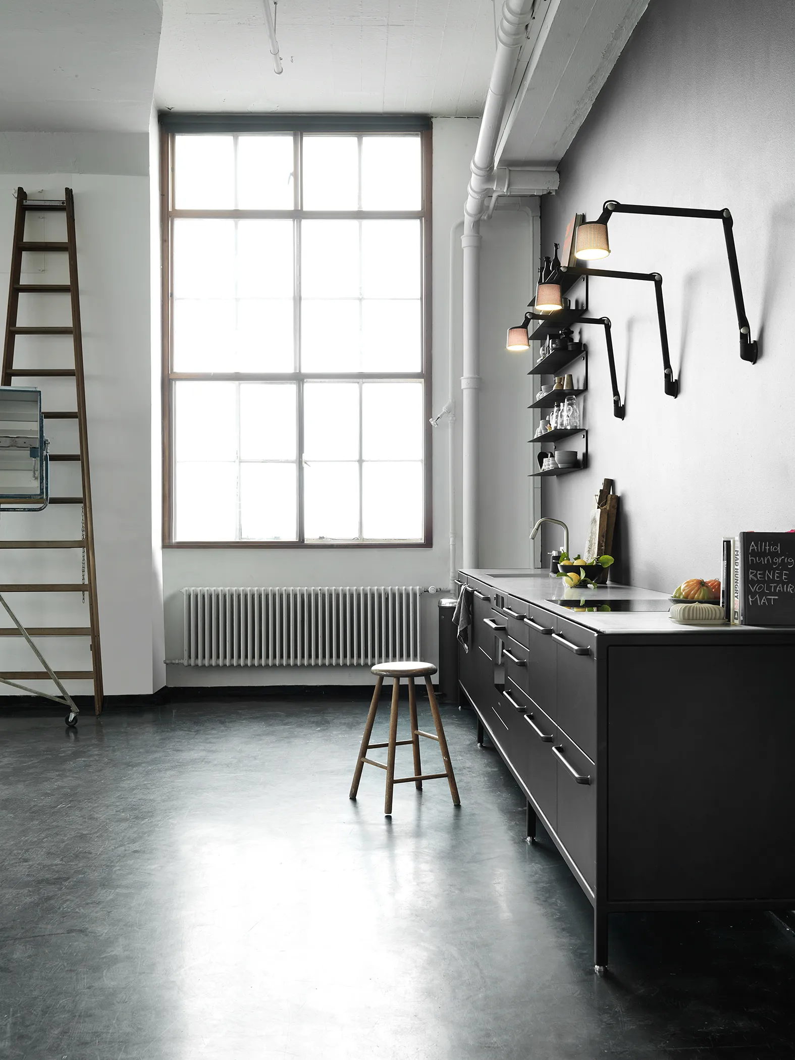 Vipp522 vägglampa, Black Vipp