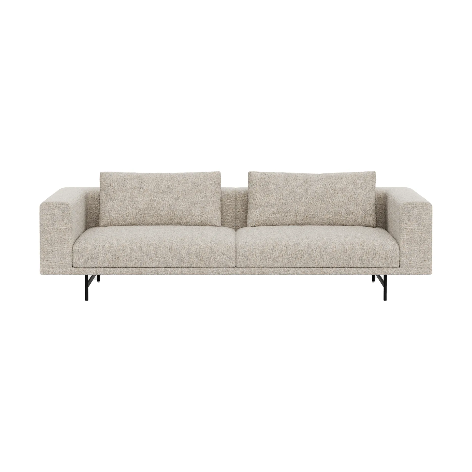 Vipp610 Loft 3-sits soffa, Bark off white-black Vipp