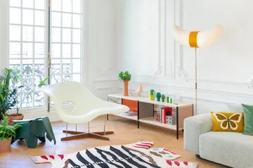 Akari BB3-33S golvlampa 170 cm - Vit - Vitra