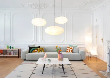 Akari UF4-33N golvlampa 190 cm - Vit - Vitra