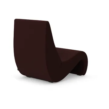 Amoebe fåtölj - Cento dark red melange - Vitra