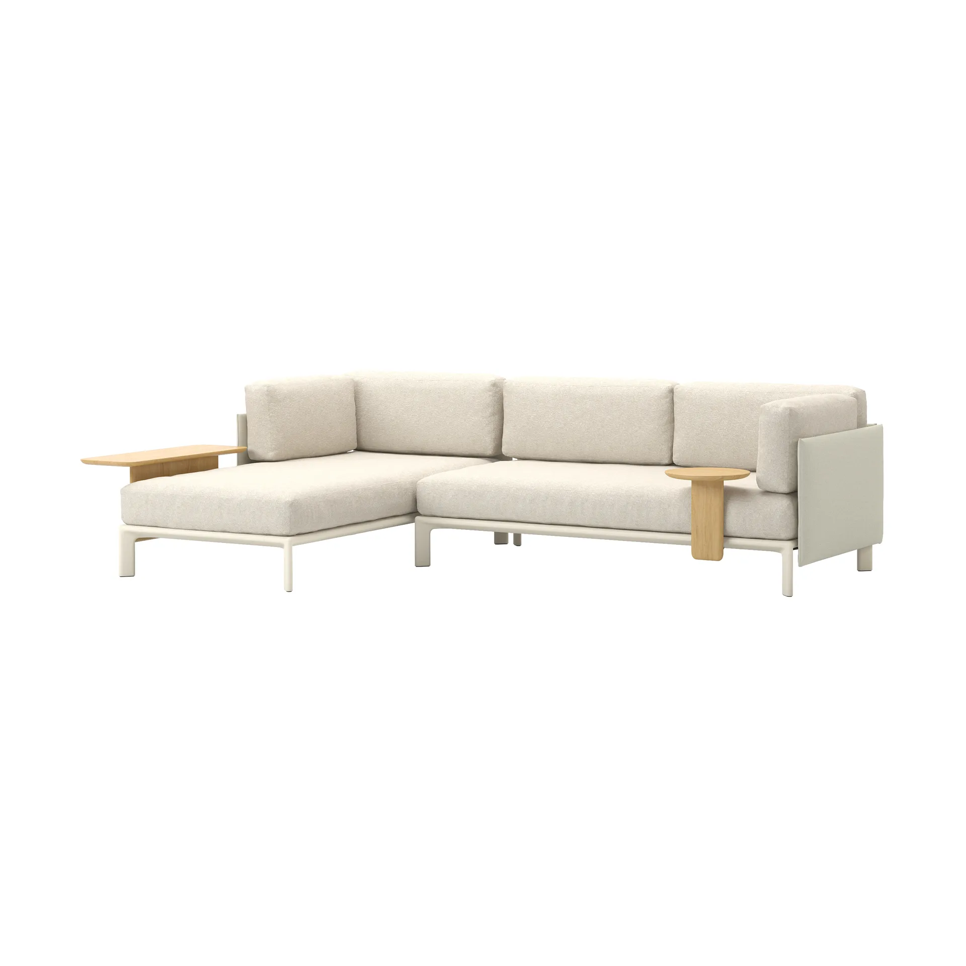 Anagram soft modulsoffa - Nubia 01 Ivory Pearl-chalk Vitra
