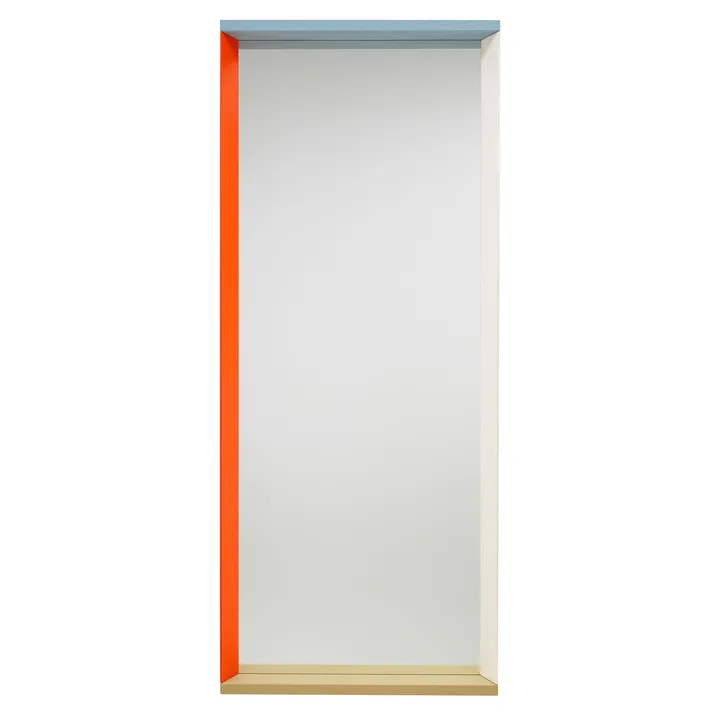 Colour Frame Mirror väggspegel large - Blue-orange - Vitra