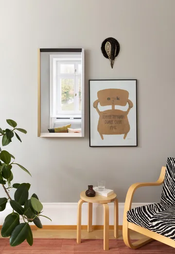 Colour Frame Mirror väggspegel medium - Blue-orange - Vitra