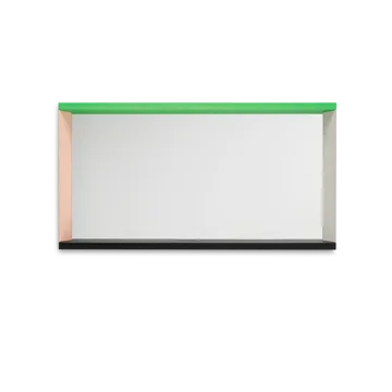 Colour Frame Mirror väggspegel medium - Green-pink - Vitra
