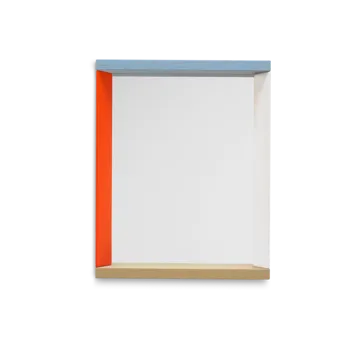 Colour Frame Mirror väggspegel small - Blue-orange - Vitra