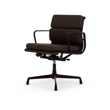 EA 231 Soft Pad Chair kontorsstol felt glides - 19 Chestnut-60 dark bordeaux powder coated - Vitra