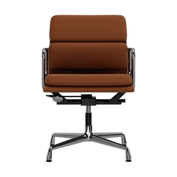 EA 231 Soft Pad Chair kontorsstol felt glides - 97 cognac leather L50-polished - Vitra